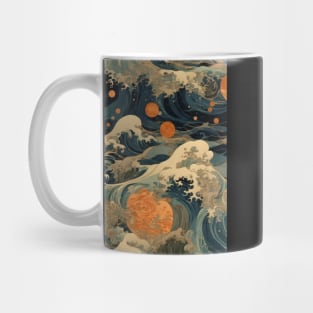 Waves mirror moon Mug